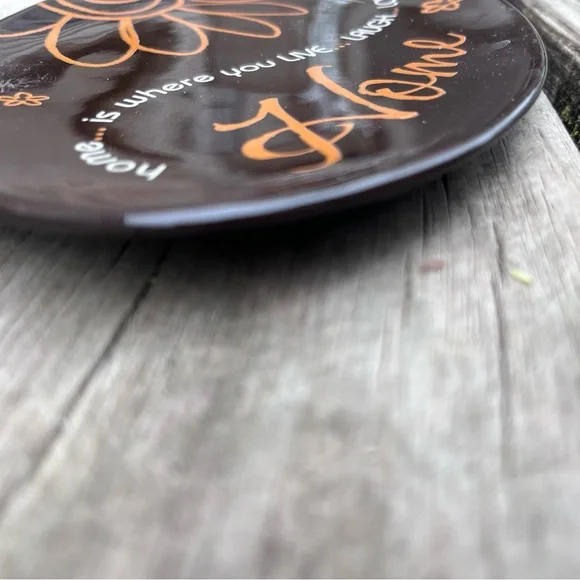 LIFE IS A CIRCLE ‘CARSON’ HOME…LIVE LAUGH LOVE PLATE DECOR - Picture 3 of 5